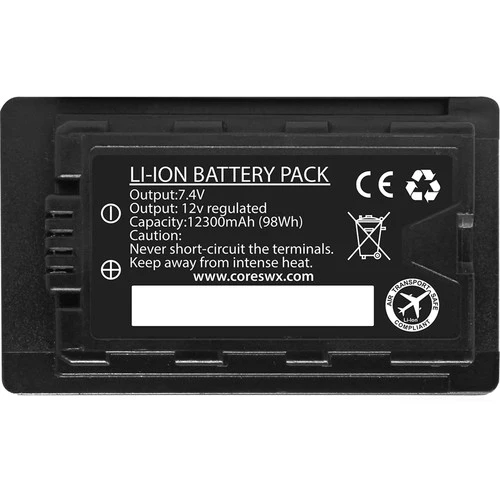 Core SWX Nano-VBR98 7.4V Batterie mit D-Tap für Panasonic Camcorders