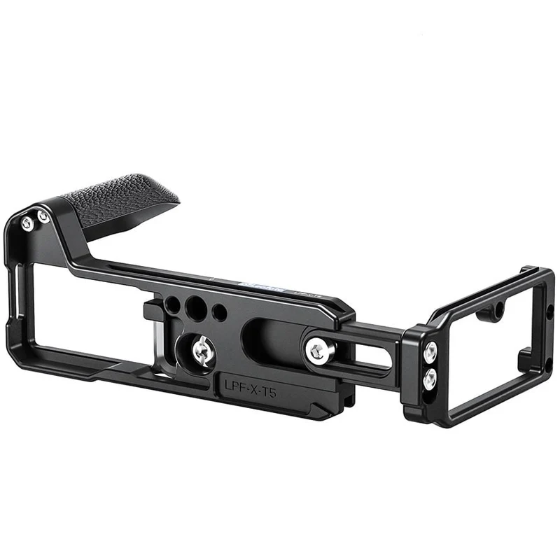 Leofoto L Platte für Fujifilm X-T5 mit Handgriff