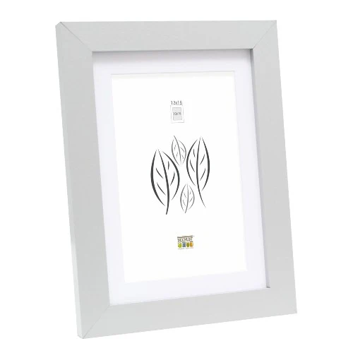 Deknudt Silver coloured Photo Frame with white Passe-board 20x25 S66KD1