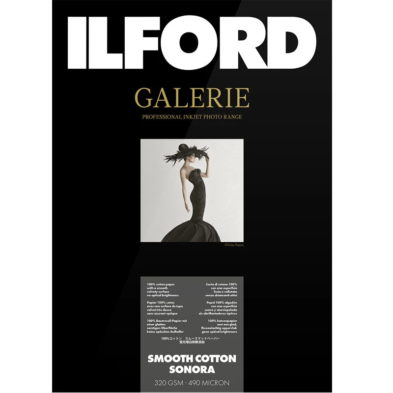 Ilford Galerie Smooth Cotton Sonora 320g 13x18 50 sheets