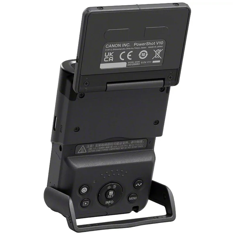 Canon Powershot V10 Black Advanced Vlogging Kit