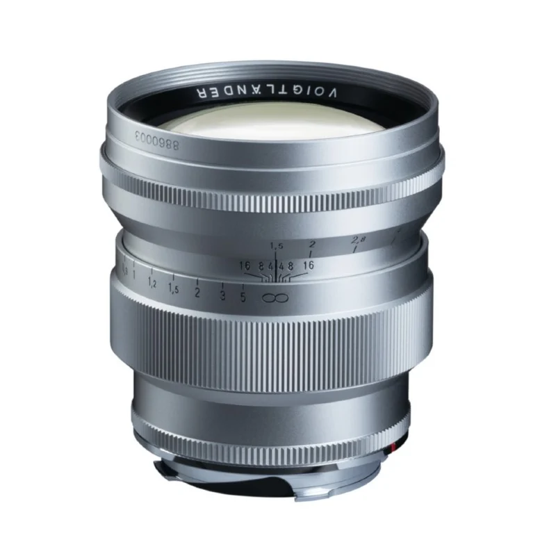 Voigtländer Nokton 75mm ƒ/1,5 Silber