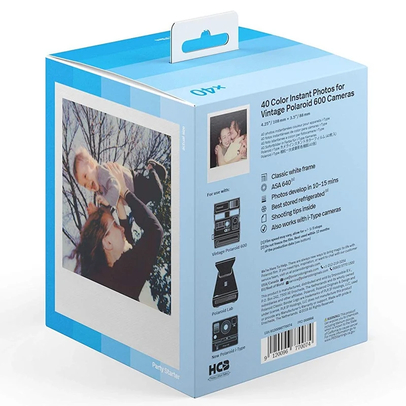 Polaroid Color instant film for 600 x40 film pack