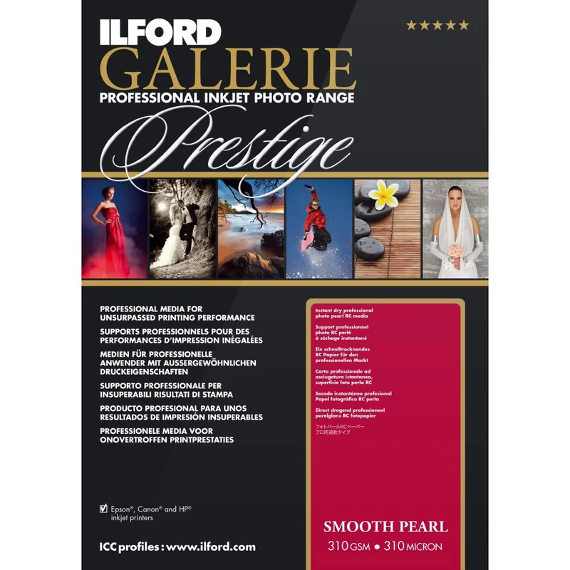 Ilford GALERIE Prestige Smooth Pearl 13x18cm 100 Blatt