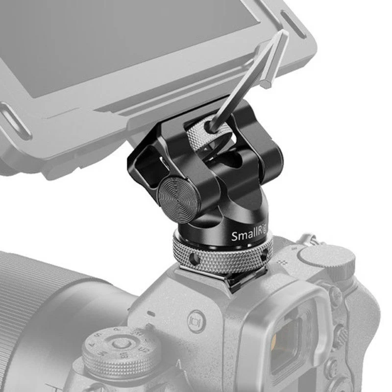 SmallRig Swivel und Tilt Monitor fassung Weißh Cold Shoe BSE2346