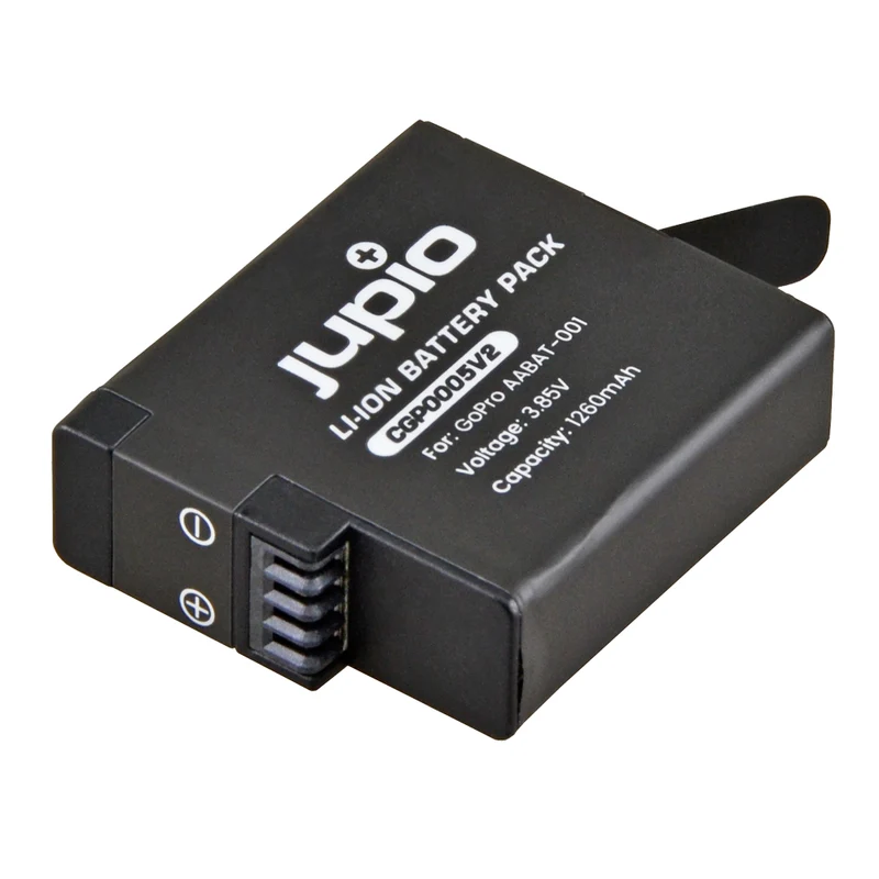Jupio GoPro AABAT-001 HERO5, HERO6, HERO7, HERO (2018) 1260mAh