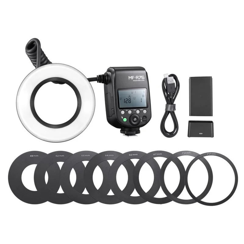 Godox MF R76C TTL Macro Ring Flash Canon
