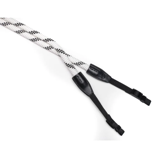 Leica 19645 Double Rope Strap White und Black 126 cm SO