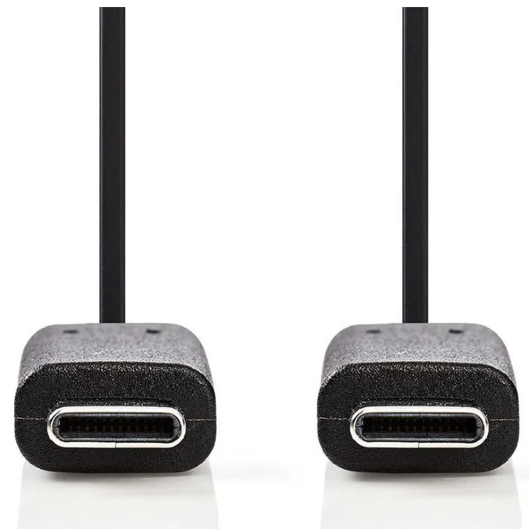 Nedis USB 3.1 Kabel (Gen1) Typ C Stecker Typ C Stecker 1,0 m Schwarz