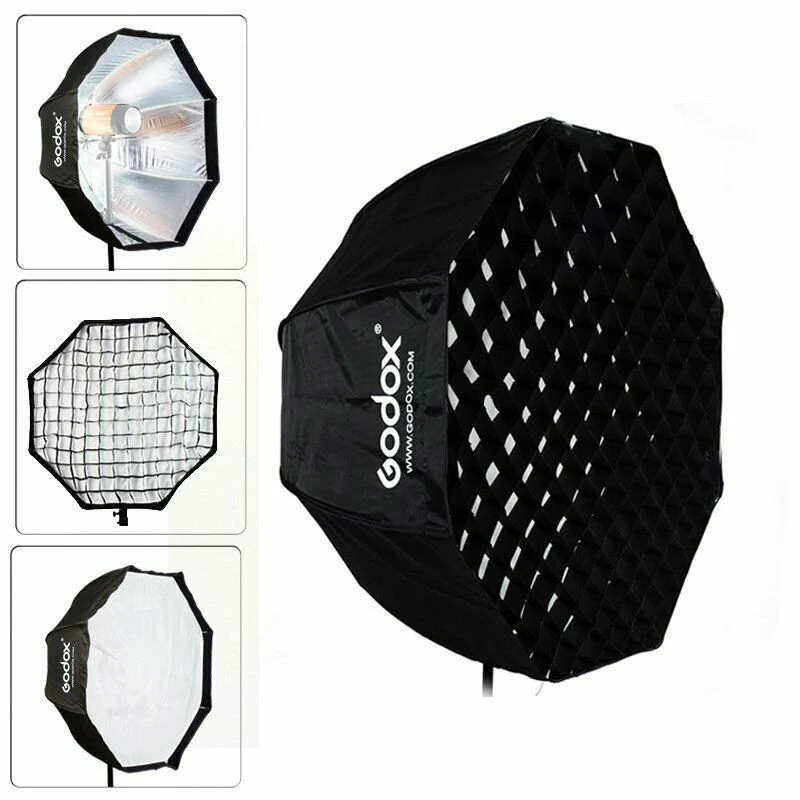Godox Softbox with umbrella connection 95cm+grid