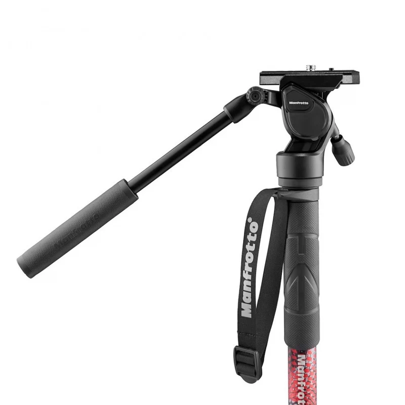 Manfrotto Element MII Video-Einbeinstativ-Kit aus Aluminium mit Fluidkopf