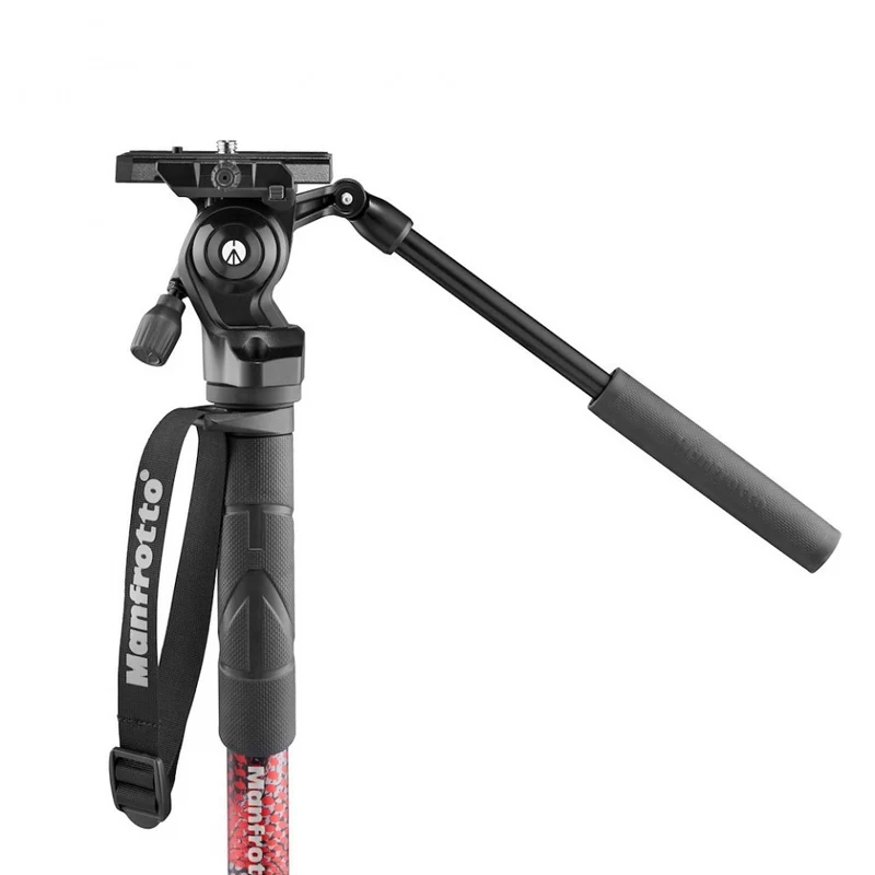 Manfrotto Element MII Video-Einbeinstativ-Kit aus Aluminium mit Fluidkopf