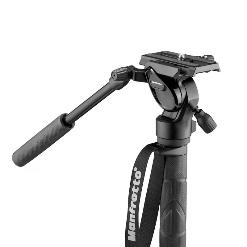 Manfrotto Element MII Video-Einbeinstativ-Kit aus Aluminium mit Fluidkopf