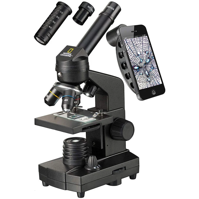 National Geographic Microskop 40–1280x + Adapter