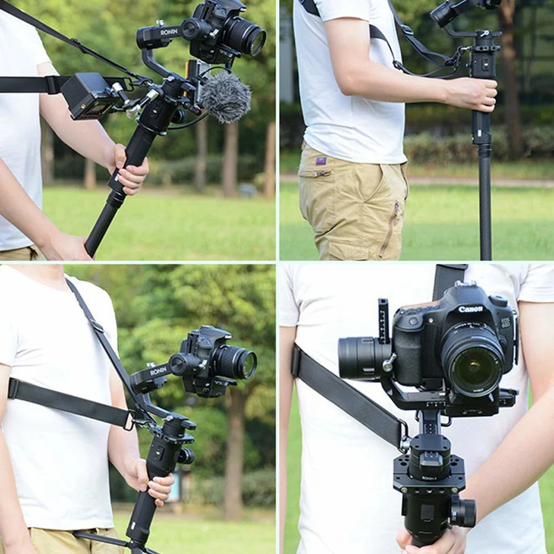 Caruba Weight Release Strap+Ronin S Clamp mit 1/4 3/8 Schraube zur Befestigung von Mikrofon/LED etc.