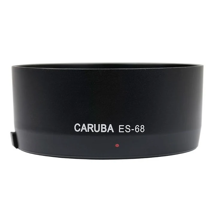 Caruba ES-68 Gegenlichtblende Schwarz für Canon EF 50mm f/1.8