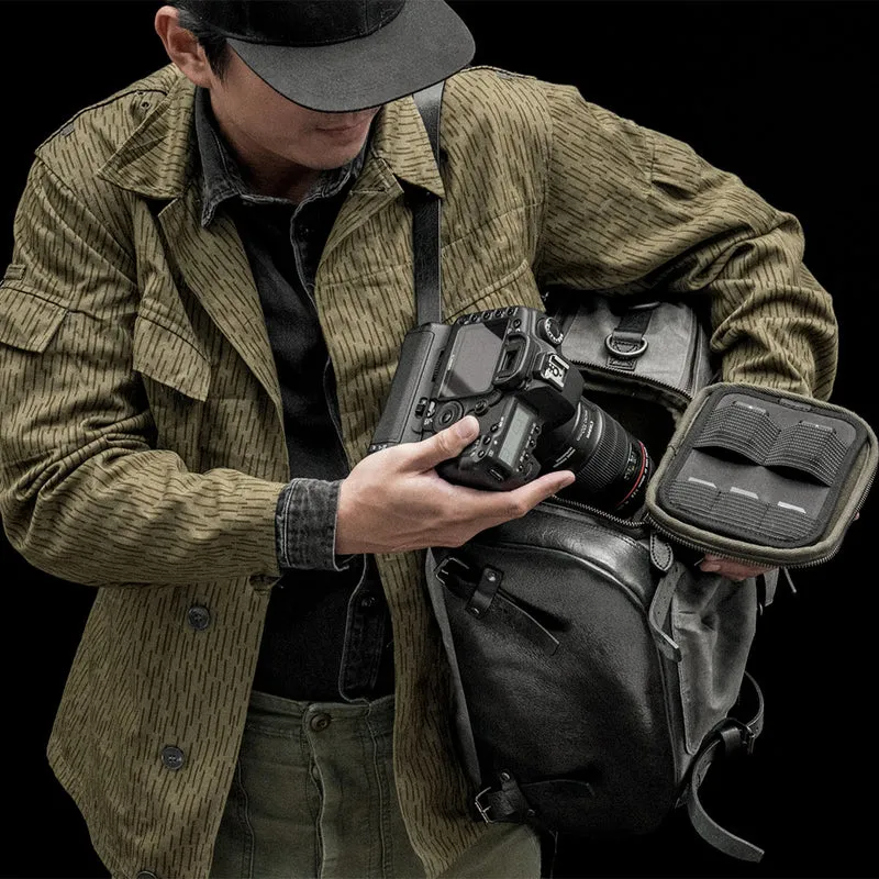 Wotancraft Commander Rucksack Vintage Grau