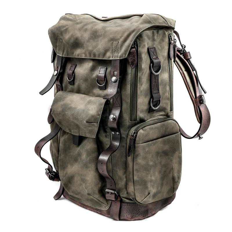 Wotancraft Commander Backpack Army Green