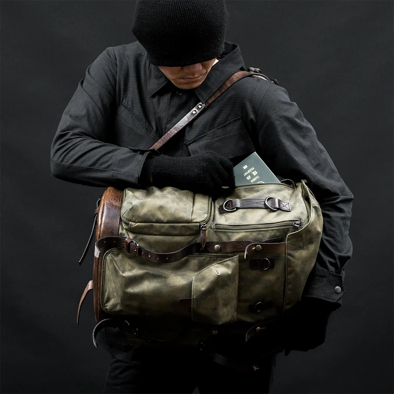 Wotancraft Commander Backpack Army Green