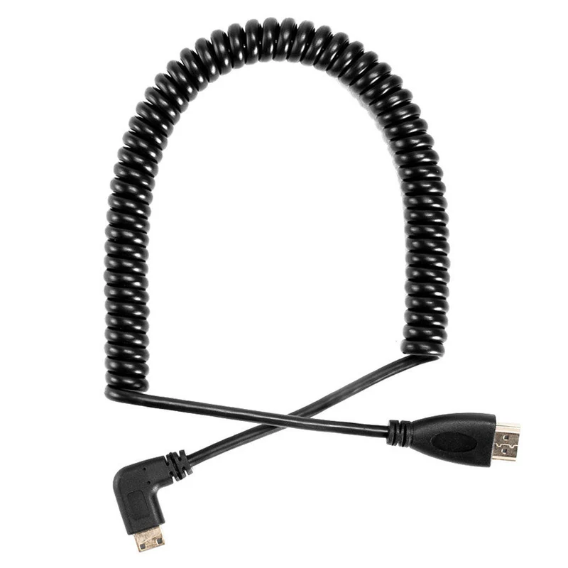 Caruba HDMI MiniHDMI Spring Wire Angled