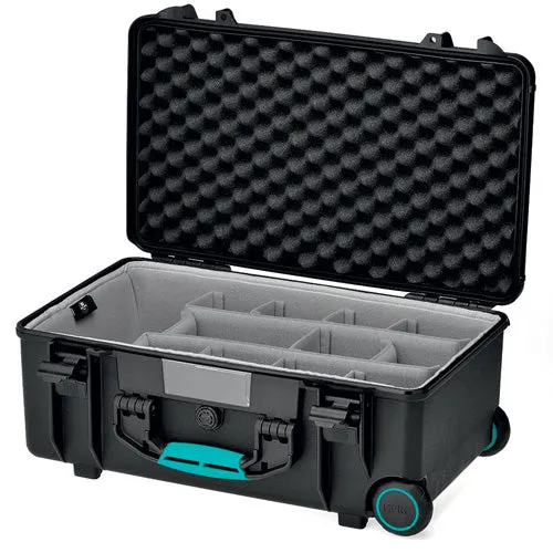 HPRC 2550W Wheeled with Second Skin Black / Blue Bassano