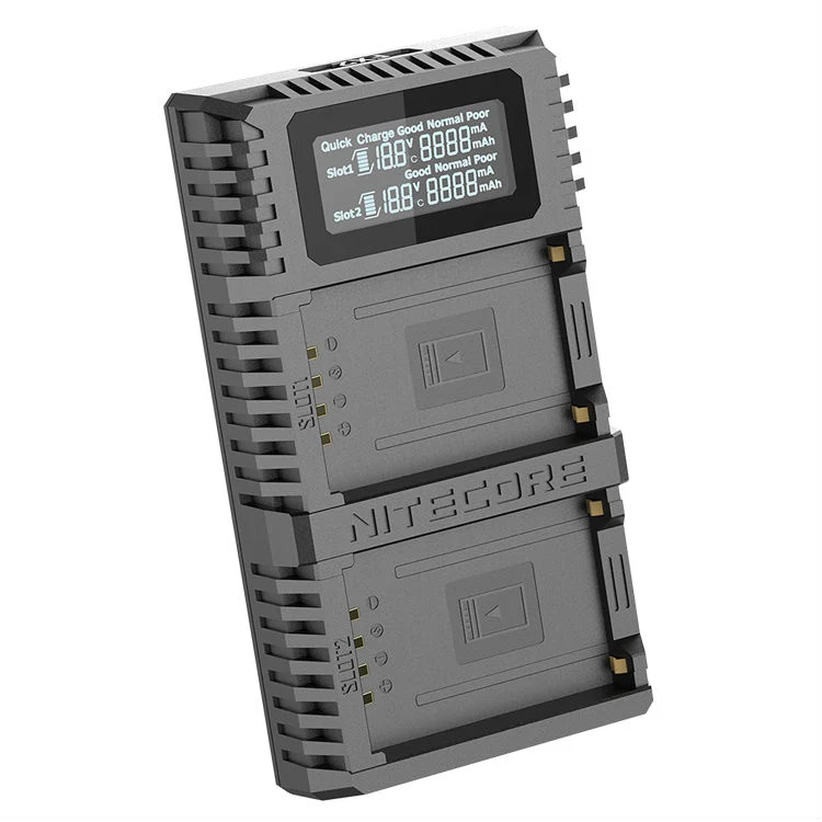 Nitecore FX2 Pro Doppelladegerät für Fujifilm NP T125
