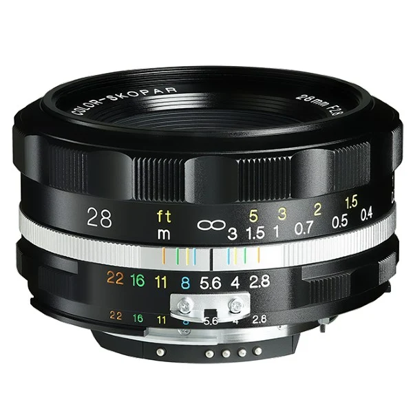 Voigtlander Color Skopar f/2.8 28mm SLII-S Nikon black