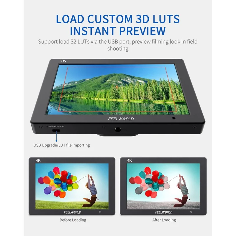 Feelworld T7 PLUS 7'' 4K Aluminum HDMI Monitor