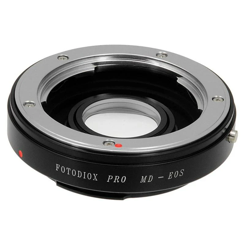 Fotodiox Pro Lens Mount adapter - Minolta Rokkor (SR / MD / MC) SLR Lens to Canon EOS (EF, EF-S) Mount (MD-EOS-Pro)