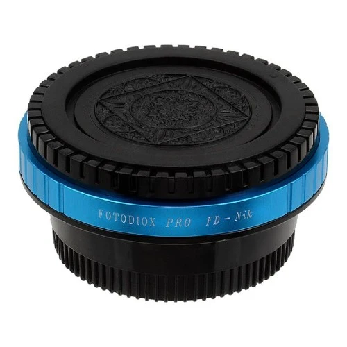 Fotodiox Pro Objektiv Mount Adapter - Canon FD & FL 35mm Spiegelreflexobjektiv auf Nikon F-Mount (mit integriertem Einstellrad für die Blendenöffnung) (FD-NikF-Pro)