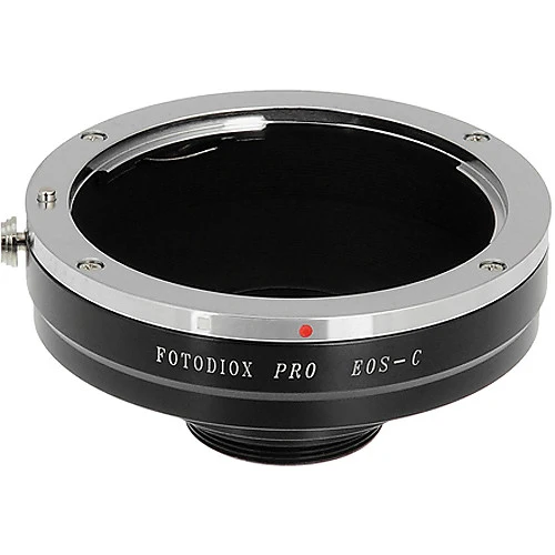 Fotodiox Pro Objektiv Mount Adapter Canon EOS (EF/EF-S) D/SLR-Objektiv auf C-Mount (1" Screw Mount) Cine & CCTV (EOS-C-Pro)