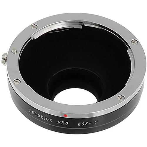 Fotodiox Pro Objektiv Mount Adapter Canon EOS (EF/EF-S) D/SLR-Objektiv auf C-Mount (1" Screw Mount) Cine & CCTV (EOS-C-Pro)