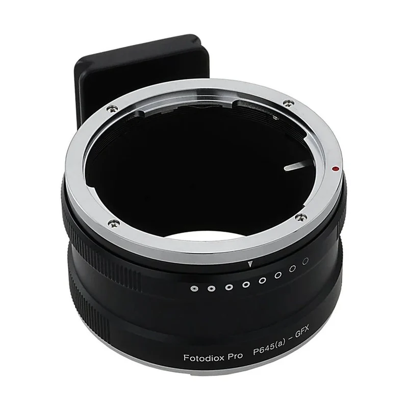 Fotodiox Pro Objektiv-Mount-Adapter, Pentax 645 (P645) Mount FA & DFA Autofokus-Objektive an Fujifilm G-Mount GFX Mirrorless (P645a-GFX-Pro)