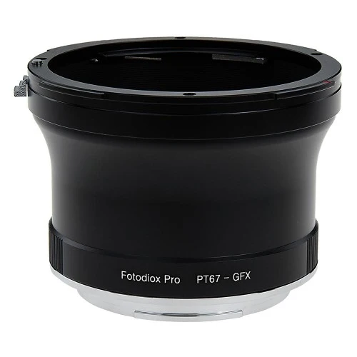 Fotodiox Pro/Objektivbajonettadapter, Pentax 6x7 (P67, PK67)-Bajonettobjektiv für Spiegelreflexkameras auf das Fujifilm G-Bajonett für spiegellose GFX-Digitalkamerasysteme (P67-GFX-Pro)