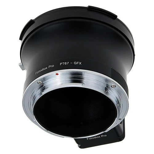 Fotodiox Pro/Objektivbajonettadapter, Pentax 6x7 (P67, PK67)-Bajonettobjektiv für Spiegelreflexkameras auf das Fujifilm G-Bajonett für spiegellose GFX-Digitalkamerasysteme (P67-GFX-Pro)
