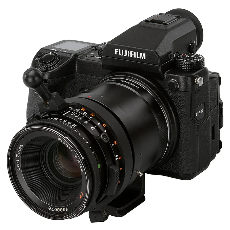 Fotodiox Pro Objektiv Mount Adapter, Hasselblad V-Mount SLR Objektiv auf Fujifilm G-Mount GFX Mirrorless (HBV-GFX-Pro)