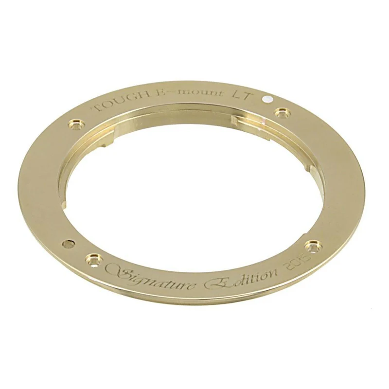 Fotodiox Pro TOUGH E-Mount - Signature Gold Edition - Light Tight Replacement Lens Mount for Sony E-mount (SnyE-ToughE-P-SE15-LT)