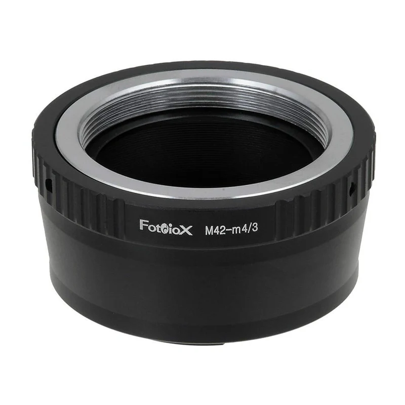 Fotodiox Lens Mount adapter - M42 Screw Mount SLR Lens to Micro Four Thirds (MFT, M4/3) Mount (M42-MFT)