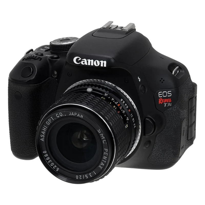 Fotodiox Lens Mount adapter - Pentax K Mount (PK) SLR Lens to Canon EOS (EF-S) Mount (PK-EOS)