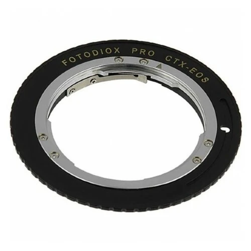 Fotodiox Pro Objektiv Mount Adapter Contax/Yashica (CY) SLR-Objektiv auf Canon EOS (EF, EF-S) Mount (mit Fokusbestätigungs-Chip der Generation v10) (CY-EOS-Pro-FC10)