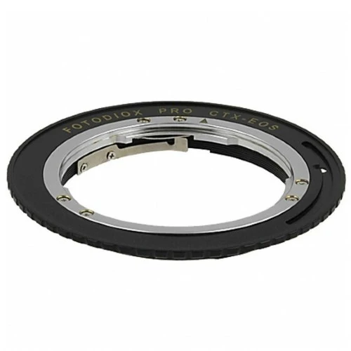 Fotodiox Pro Objektiv Mount Adapter Contax/Yashica (CY) SLR-Objektiv auf Canon EOS (EF, EF-S) Mount (mit Fokusbestätigungs-Chip der Generation v10) (CY-EOS-Pro-FC10)