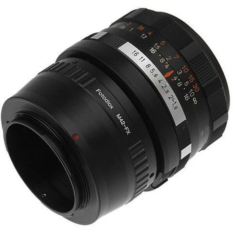 Fotodiox Lens Mount adapter - M42 Screw Mount SLR Lens to Fujifilm Fuji X-Series (M42-FXRF-v2)