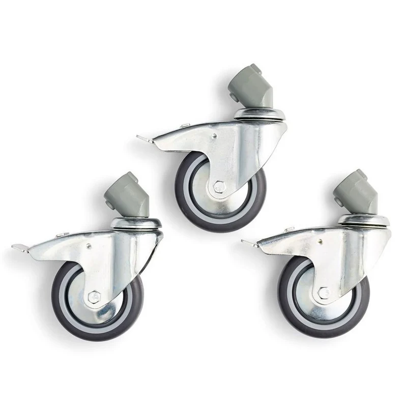 Manfrotto 110G Castor set with lock (ø100mm)