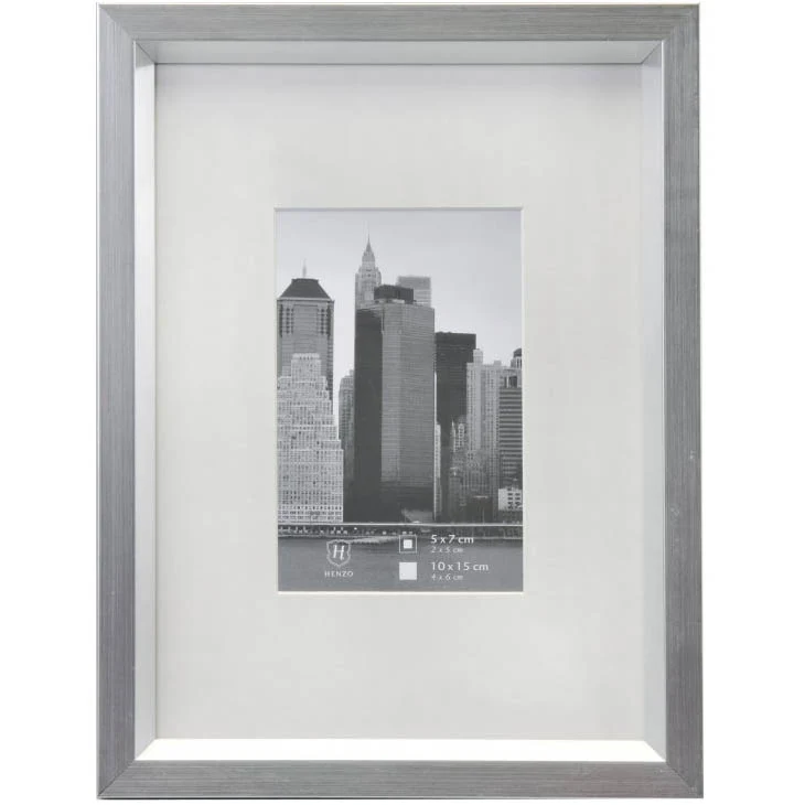 Henzo metallica 10x15 frame grey