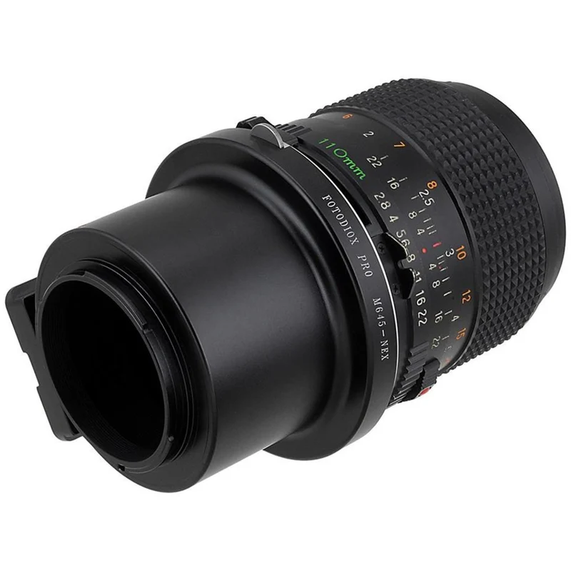 Fotodiox Pro Objektiv Mount Adapter - Mamiya 645 (M645) Mount-Objektive auf Sony Alpha E-Mount (M645-SnyE-Pro)