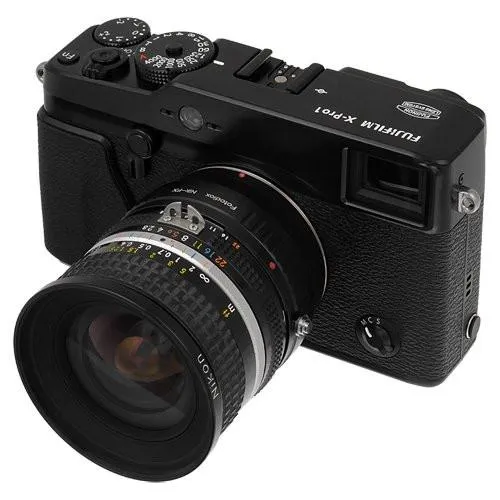 Fotodiox Objektiv Mount Adapter - Nikon F-Mount Objektiv auf Fujifilm X-Series-Mount (NikF-FXRF)