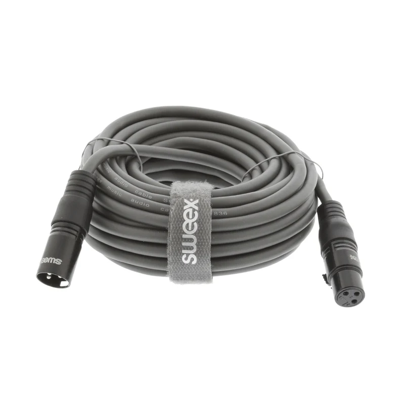 Nedis XLR 3-poliges Stecker-Buchse-Kabel 10 m