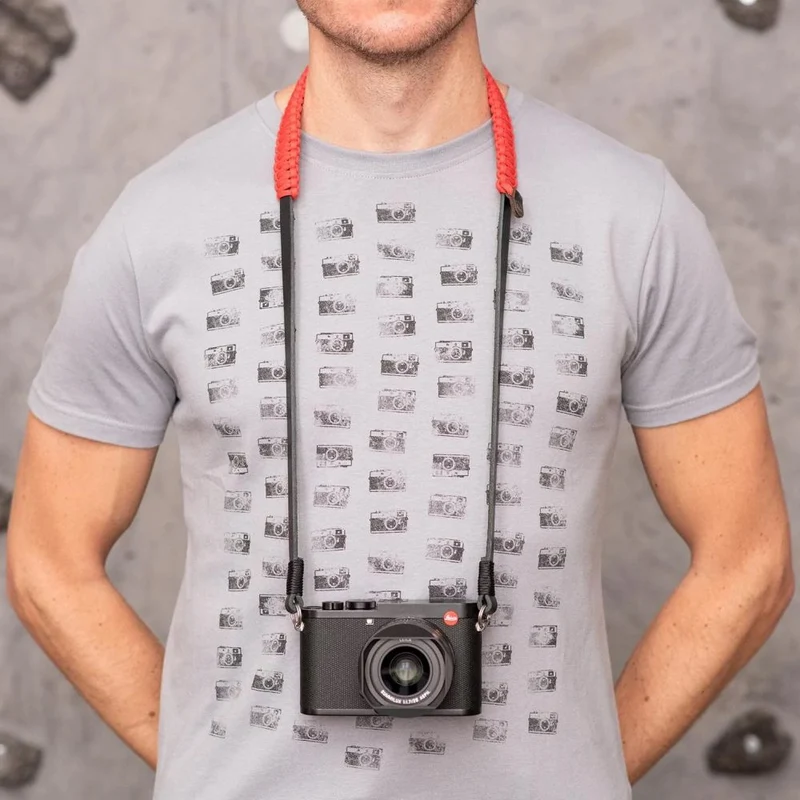 Leica 18897 Paracord-Gurt von COOPH schwarz/rot 100cm