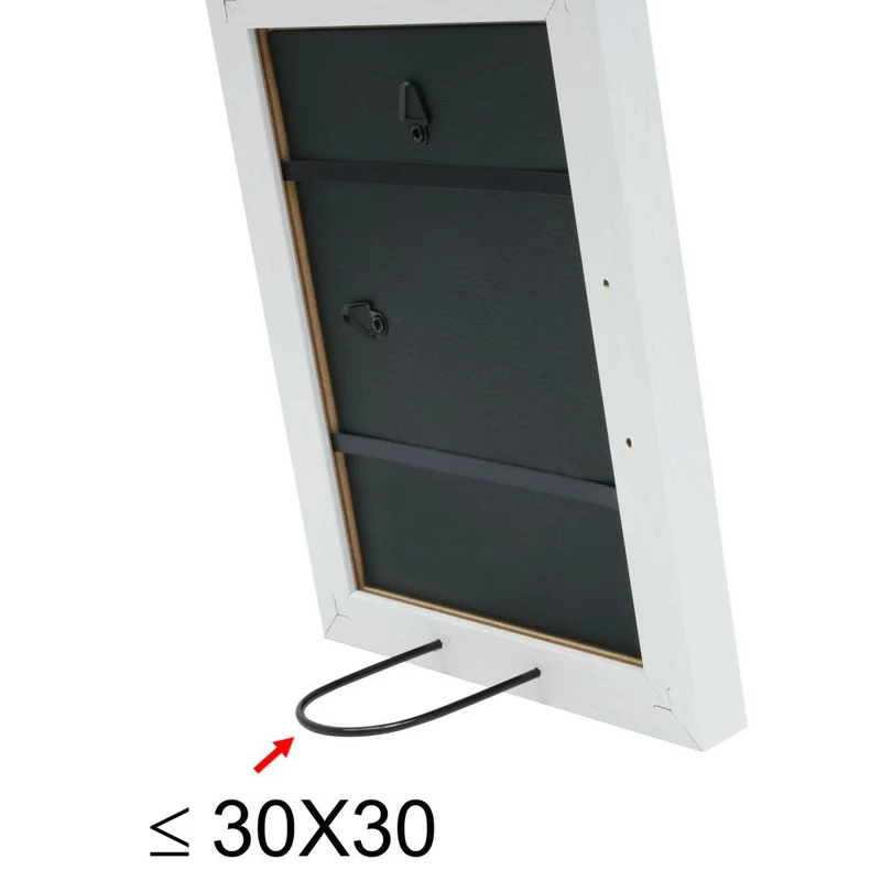 Deknudt Photo frame in white painting look 30x30 S45EF1