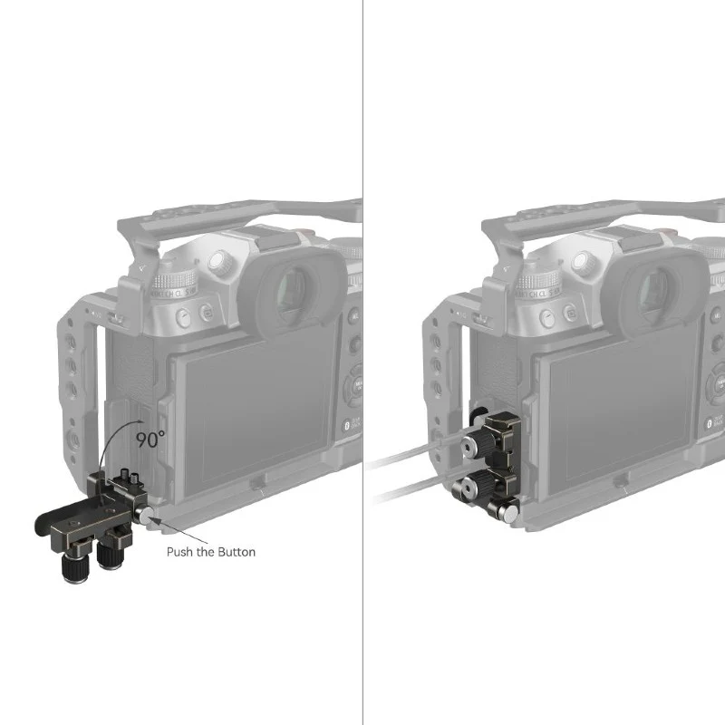 SmallRig HDMI and USB-C Cable Clamp for FUJIFILM X-T5 4147